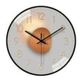 thumbnail image 1 of Pnellth 8" Quartz Modern Indoor Wall Clock, Silent Mechanism, 1 of 8