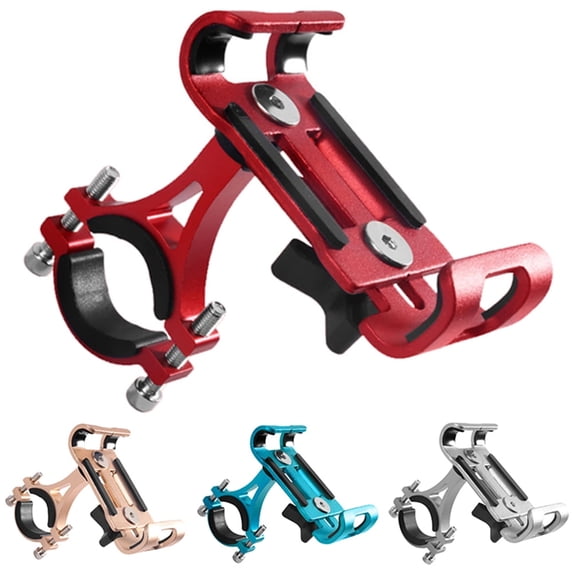 Pnellth Aluminium Alloy 360 Degree Rotation Bike Motorcycle Handlebar Phone Holder Mount