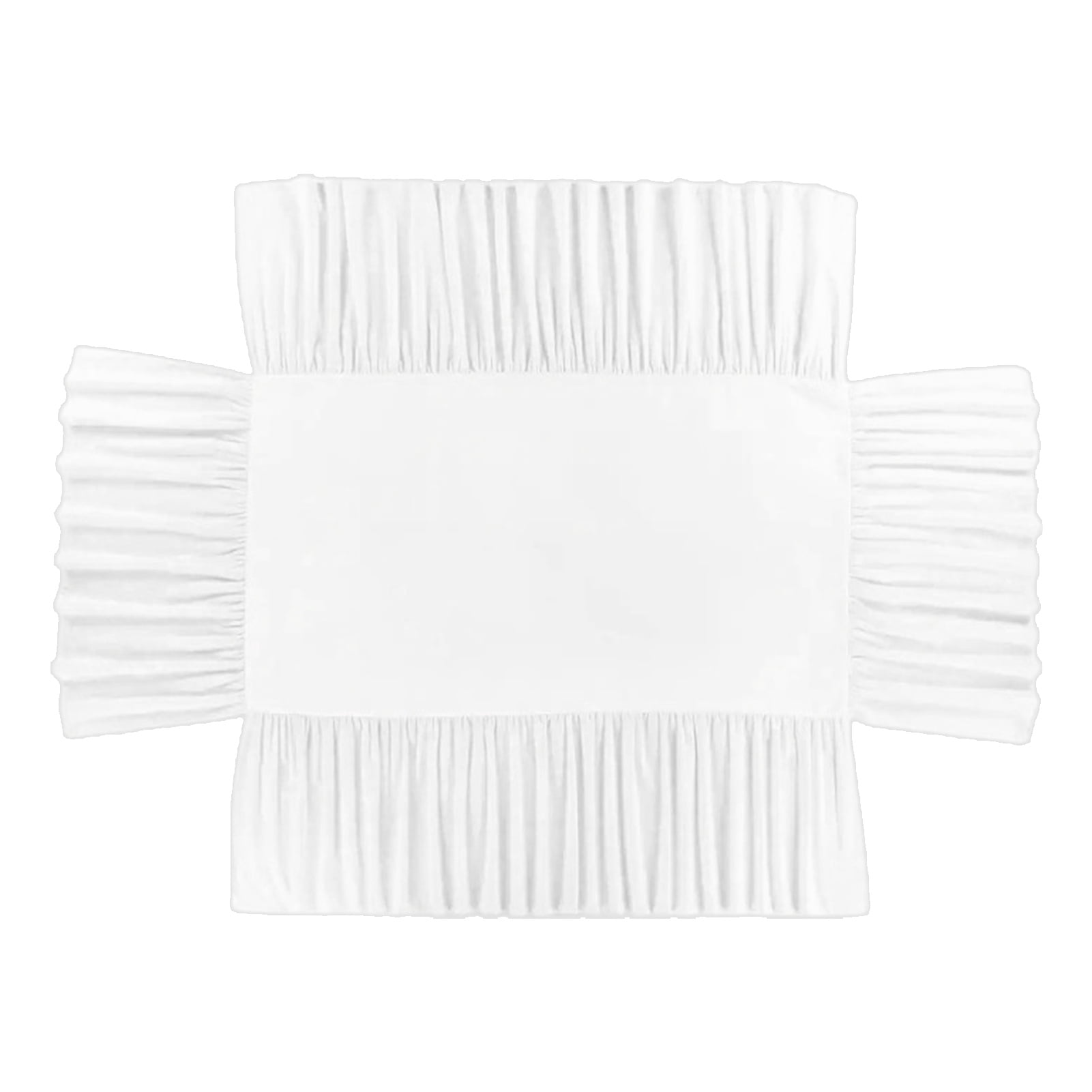 Pnellth Bed Dust Cover Easy Installation Baby Crib Bed Skirt Soft Elastic Toddler Crib Bedding Skirt for Bedroom