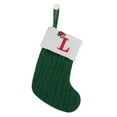 thumbnail image 1 of Pnellth Christmas Socks Letter Embroidered Hanging Knit Stocking for Festive Holiday Decorations, 1 of 8