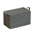 thumbnail image 1 of Pnellth Clothing Storage Bag Space-saving Dust-proof Quilt Storage Bag Foldable Large Capacity Closet Organizer for Home, 1 of 8