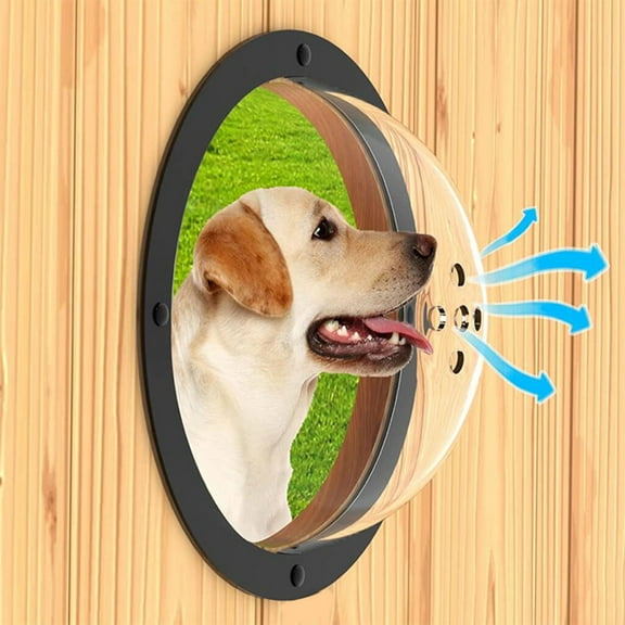 Pnellth Durable Acrylic Fence Window Upgrade Pet View Wide Application Pet Fence Window Dogs Accessories