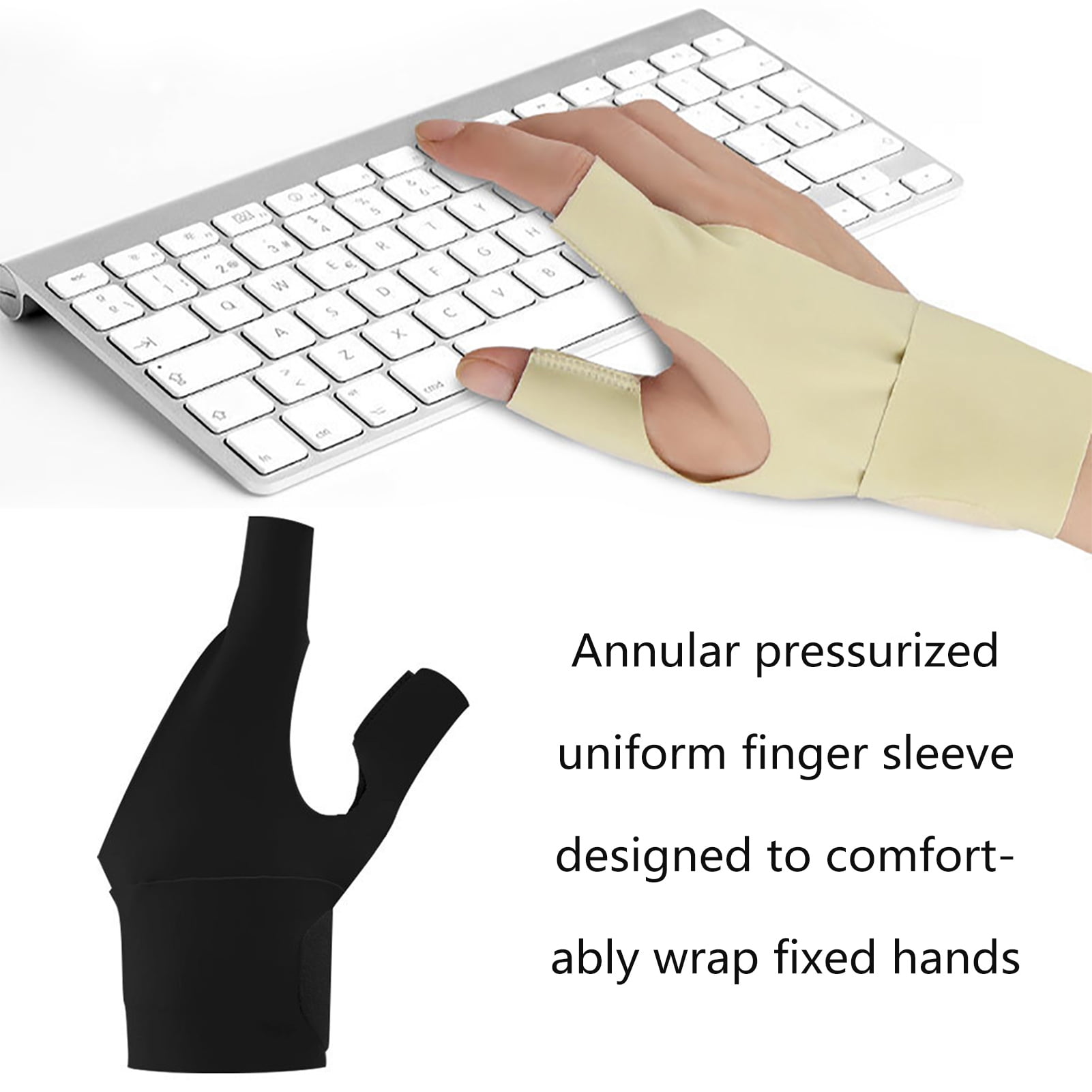 Pnellth Finger Wrist Guard Pinky Finger Splint，Adjustable Finger Wrist