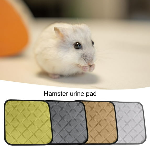 Pnellth Hamster Pee Pad Waterproof Guinea Pig Cage Liner Highly Absorbent And Anti-Slip Bedding Mat for Small Pets