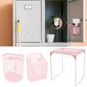 Pnellth Locker Organizer Kit Maximize Space Store Magnetic Pen Holder Easy Installation Foldable Compact Locker Rack