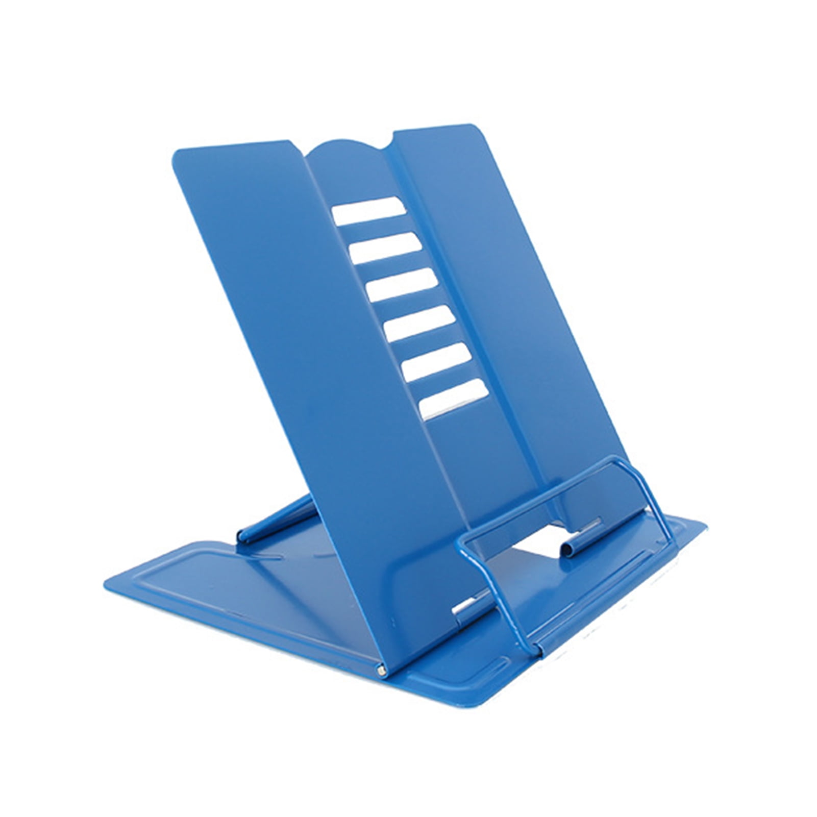 Pnellth Metal Book Stand Angle Adjustable Stable Support Spacesaving
