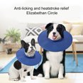 thumbnail image 1 of Pnellth Pet Collar Soft Anti-licking Anti-bite Cool Absorbent Adjustable Breathable Mesh Dog Recovery Collar for Post-Surgery Healing, 1 of 10