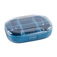 thumbnail image 1 of Pnellth Portable Travel Pill Case 6 Grids Tablet Storage Container Moisture-proof Pill Organizer Clear View Large Capacity Small Pill Box, 1 of 1