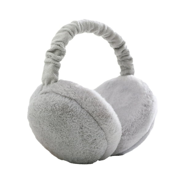Pnellth Warm Keeping Earmuff Faux Rabbit Fur Rotating Adjustable Ear Cover for Winter