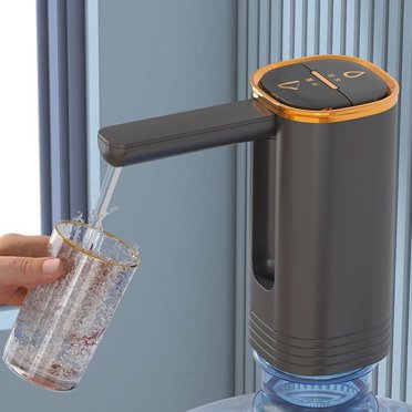 Water Bottle Pump Desktop Electric Water Dispenser Type-C Charging Portable Automatic Desktop Water Pump Black