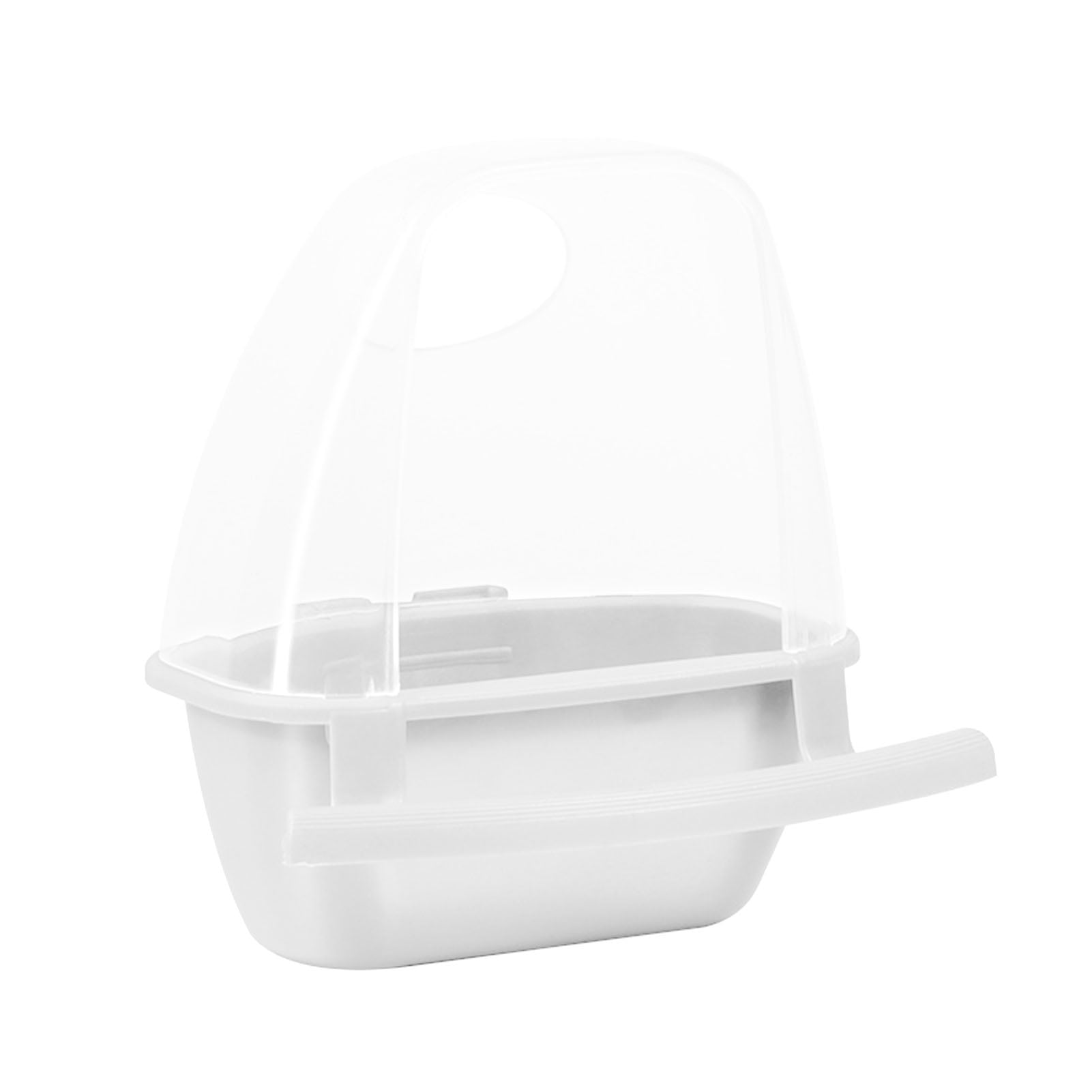 Pnellth Water Feeder Bird Feeder Clear DualPurpose Feeder with Perch