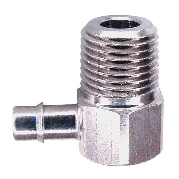 Pneumadyne 1/16" MNPT x 1/8" Barb Brass 90 Degree Elbow ELB30-1/16