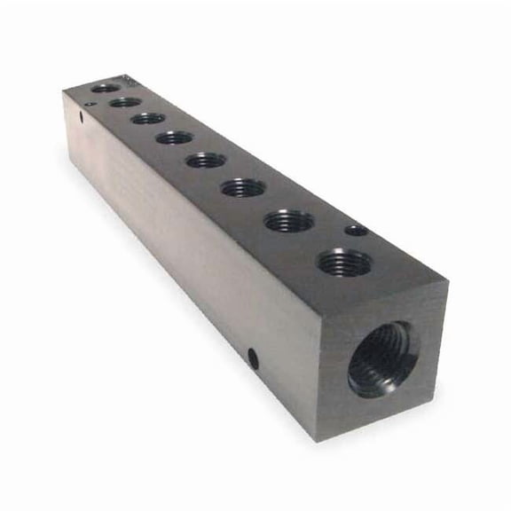 Pneumadyne Manifold,Metal,NPT,7-3/8 In. L M20-250-8