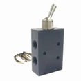 thumbnail image 1 of Pneumadyne Manual Air Control Valve,Toggle,Aluminum HM45-1/8-DT, 1 of 1