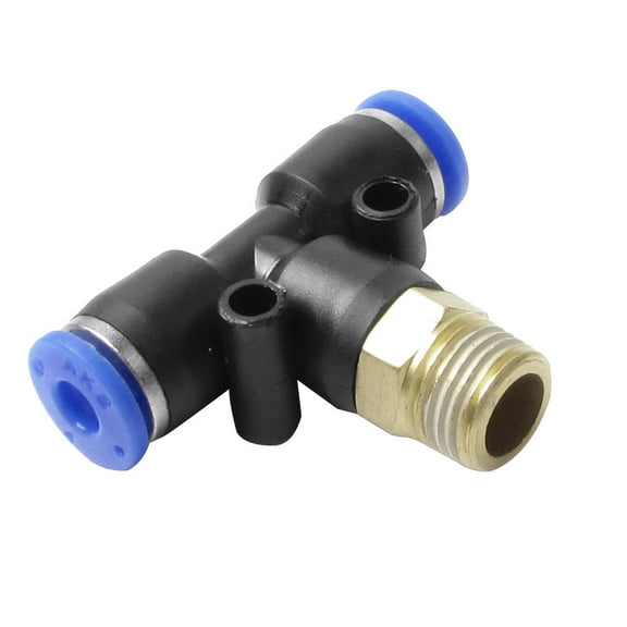 Pneumatic 1/8" PT Thread 4mm One Touch T Joint Quick Fittings Connect