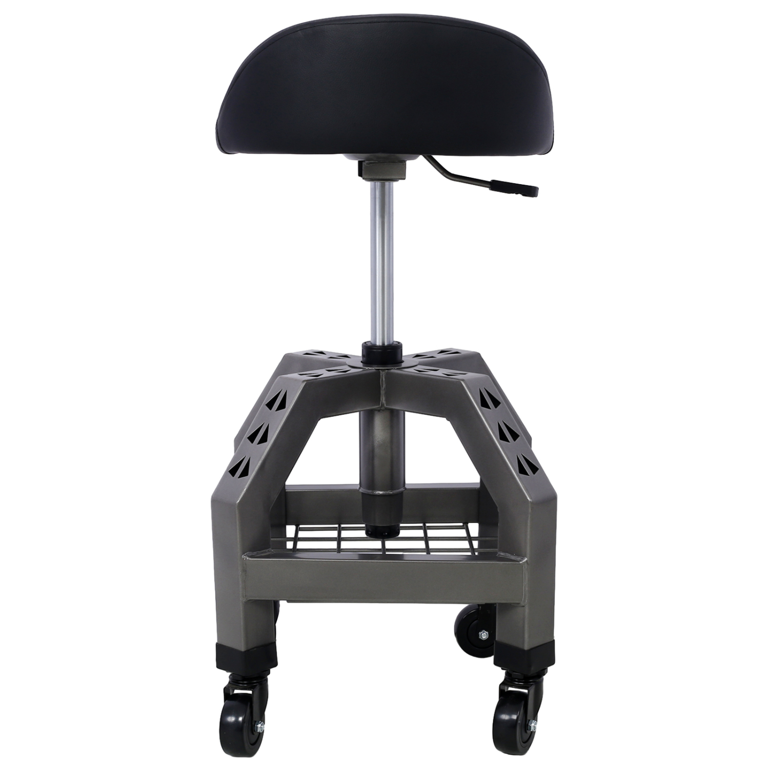Pneumatic 360 Degree Swivel Stool Mechanics Rolling Creeper Seat Heavy