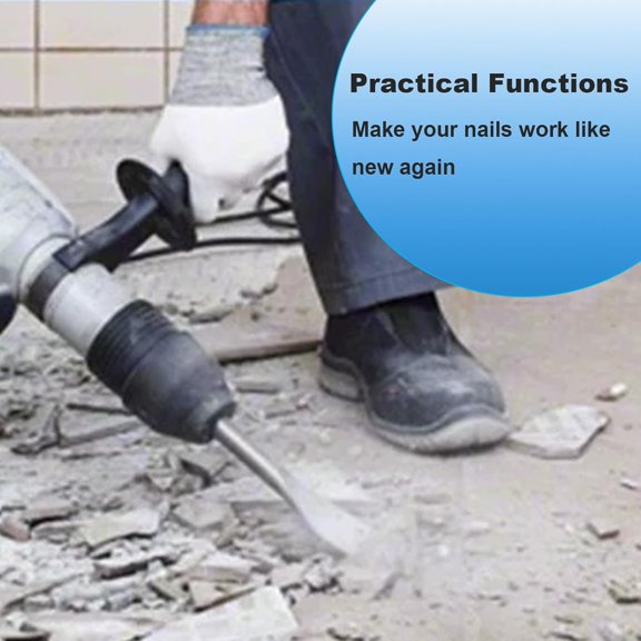 Pneumatic Air Chisel Set with Air Hammer Spring, 7/32" x 18" Point Tip3/8" x 18" Point Tip3/4" x 18" Flat Chisel, 2" Wide 18" Long Scaling Chisel Floor Scraper, 0.401 Inch Shank Air Tool$$