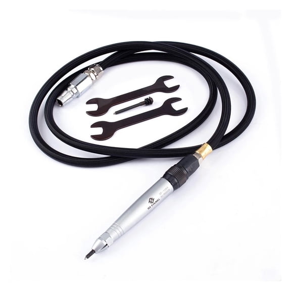 Pneumatic Air Pencil Die Grinder Kit Scribe Hammer Engraving Lettering Tool Hose Engraving Pen