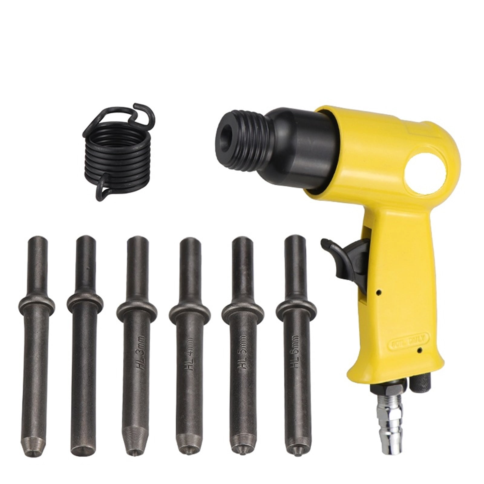 Pneumatic Air Rivet Hammer Professional Handheld Semi-Tubular Rivets ...