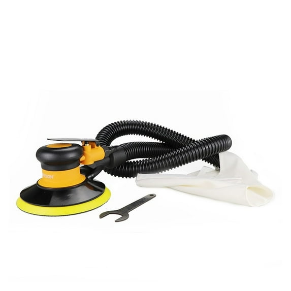 Pneumatic Air Sander Polisher 6'' 150mm Car Paint Care Tool Polishing Random Orbital Palm Machine Wood Working Grinder ,Low Vibration
