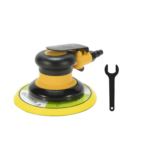 Pneumatic Air Sander Polisher 6'' 150mm Car Paint Care Tool Polishing Random Orbital Palm Machine Wood Working Grinder ,Widely Use