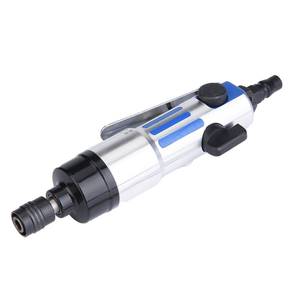 Pneumatic Air Screwdriver 1/4 inch / 6.35 mm Hex Straight Hand Industrial 9000rpm Reversible Screw Driver Power Tool KP-8141 for Metal Auto Repair and Machine Manufacturing
