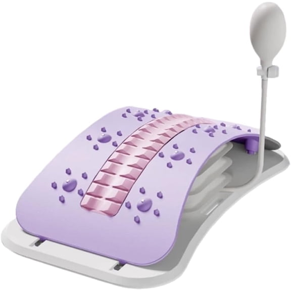 Pneumatic Back Stretcher, for Lower Back Pain Relief,Adjustable Lumbar Traction Device, Muscle RelaxationSpine Stretcher