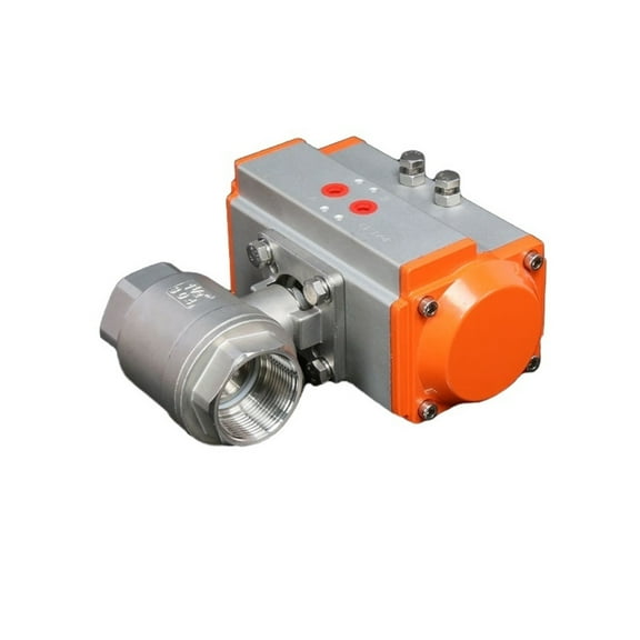Pneumatic Ball Valve DN15 DN20 DN25 DN32 DN40 DN50 Two Piece High Platform Stainless Steel Double Acting Cylinder ,Durable
