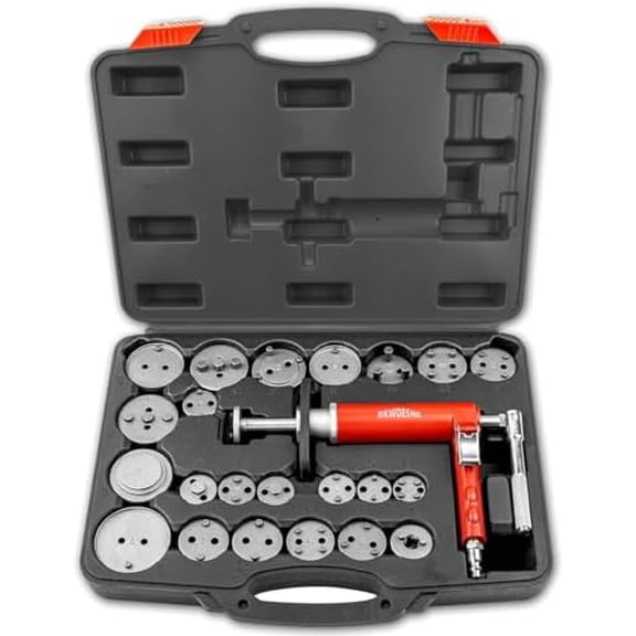 Pneumatic Brake Caliper Compression Tool Kit, Air Operated Disc Brake Piston Wind Back Rewind Tool Set for Automotive Maintenance and Repair$$Electronics Accessories