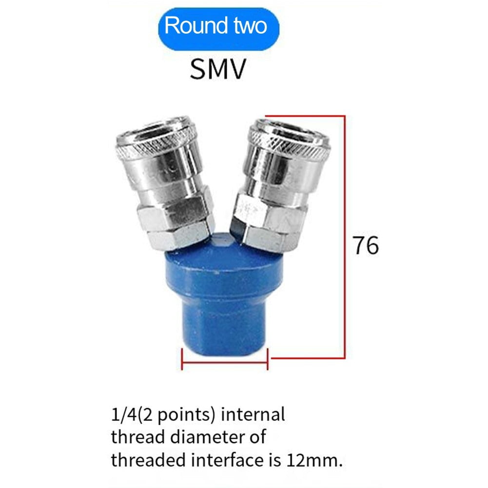 Pneumatic C-type 2/3-way quick connector air compressor air pump ...