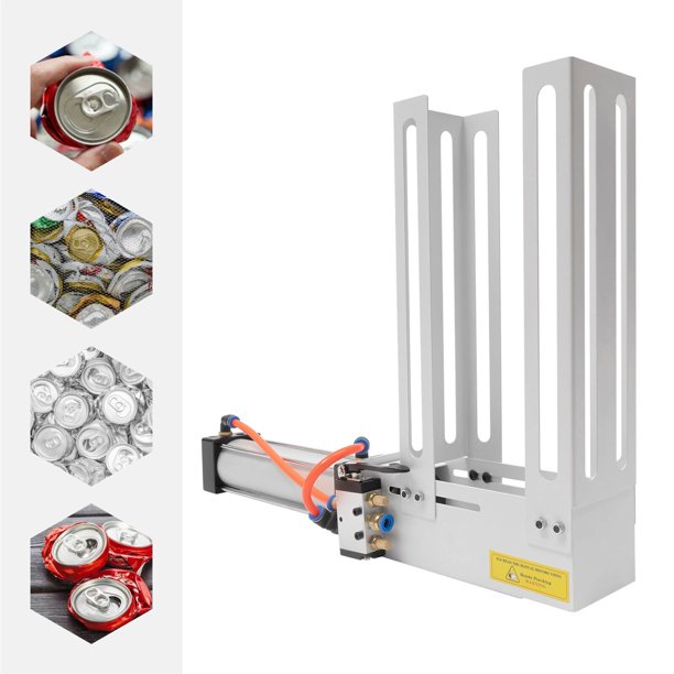 Pneumatic Can Crusher, 6X Aluminum Can Crushers for Recycling, MultiLoad 6 Cans