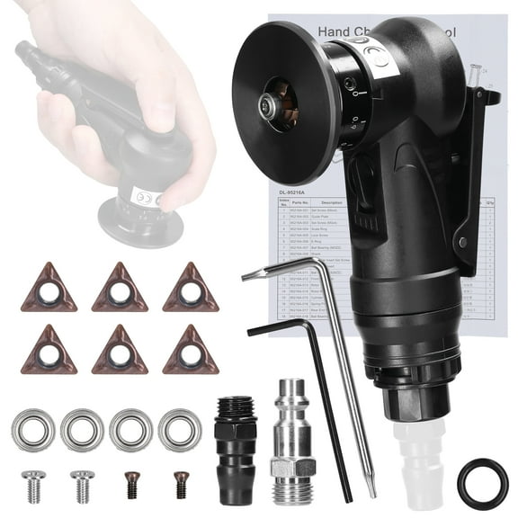 Pneumatic Chamfering Machine Carpenter Chamfering Tool Portable Handheld Grind Tool Metal Wood Acrylic Deburring Beveling Trimming Machine