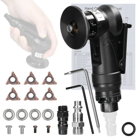 Pneumatic Chamfering Machine Carpenter Chamfering Tool Portable Handheld Grind Tool Metal Wood Acrylic Deburring Beveling Trimming Machine