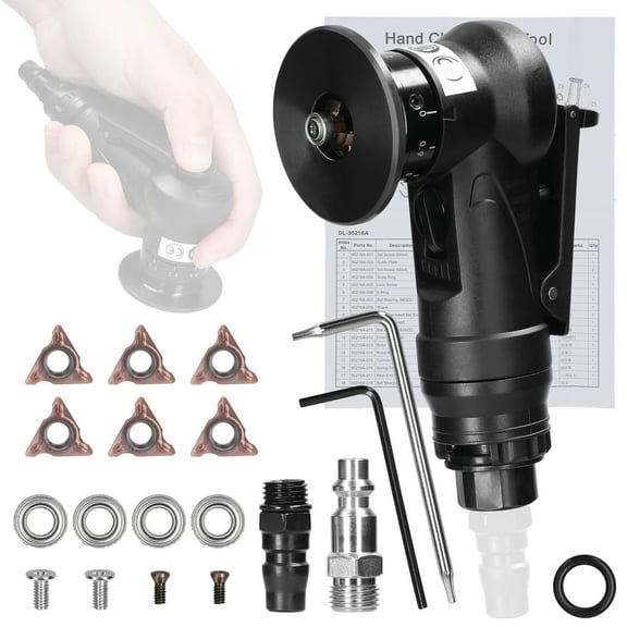 Pneumatic Chamfering Machine Carpenter Chamfering Tool Portable Handheld Grind Tool Metal Wood Acrylic Deburring Beveling Trimming Machine