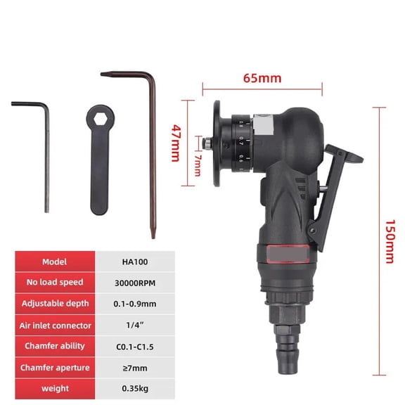 Pneumatic Chamfering Machine Metal Trimming Machine Bearings Pneumatic Tool ,Easy to Use