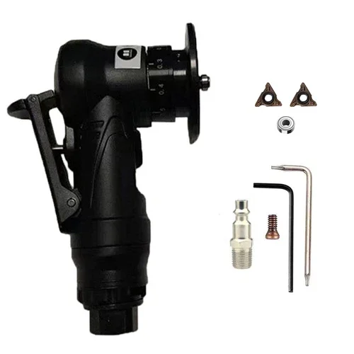 Pneumatic Chamfering Machine W/ R Angle Blade Lever Operated Air Control W6F0