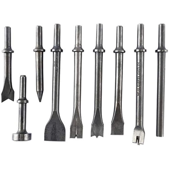 Pneumatic Chisel Set 9pcs Air Hammer Punch Chipping Bits Tool$$Tools & Hardware Other