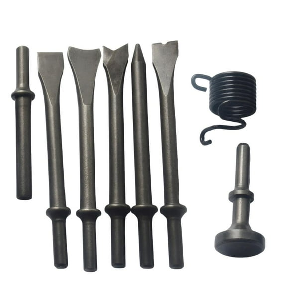Pneumatic Chisel Set Air Hammer for Tile Concrete Brick Stone Work Punch