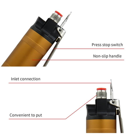 Pneumatic Clamp,Wire Shear Iron Wire Air Shear Air Pliers 2.0mm Iron Cutter Air Nipper Tools Hs20-s5 B 14 Pneumatic Clamp Clamp Fesjoy Gold