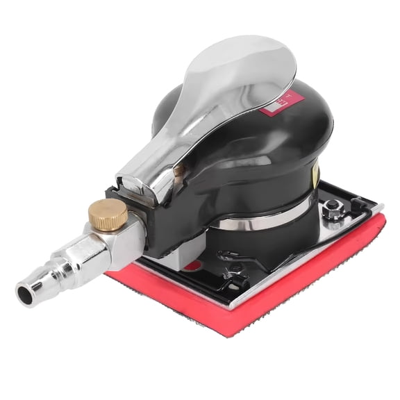Pneumatic Disc Sander Tool For Automotive Detailing And Woodworking Furniture Refinishing Featuring Aluminum Construction