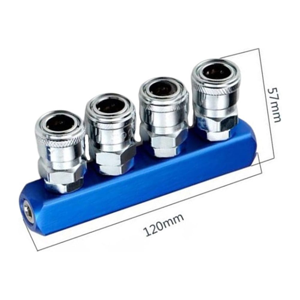 Pneumatic Distributor 2/3/4/5ways Air Hose Quick Connect Coupling Tool