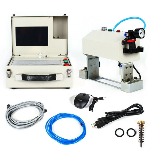 Pneumatic Dot Peen Marking Machine Chassis Number VIN Code Maker Engraving