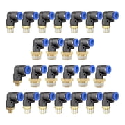 Pneumatic Elbow Quick Connector Air Fittings Thread Elbow Adapter Pl4-16 Pl10-02 Fangkenuo