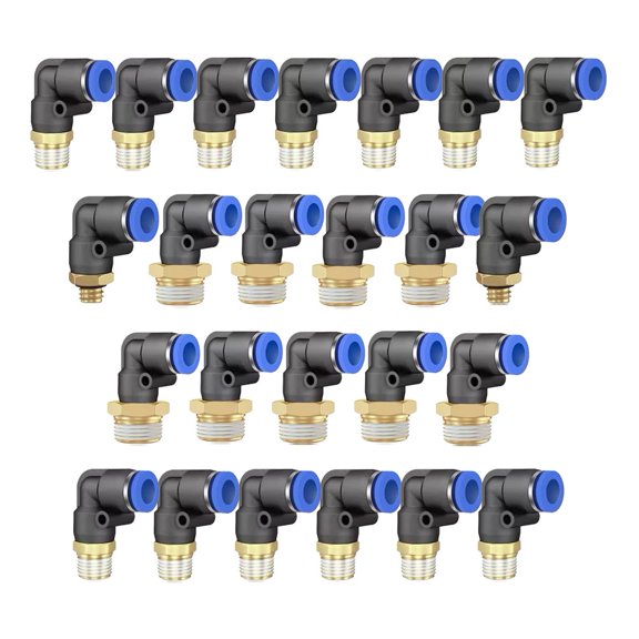 Pneumatic Elbow Quick Connector Air Fittings Thread Elbow Adapter Pl4-16 Pl4-01 Fangkenuo