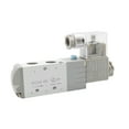 Pneumatic Electric Solenoid Valve 4V21008 5 Way 2 Position Control Air