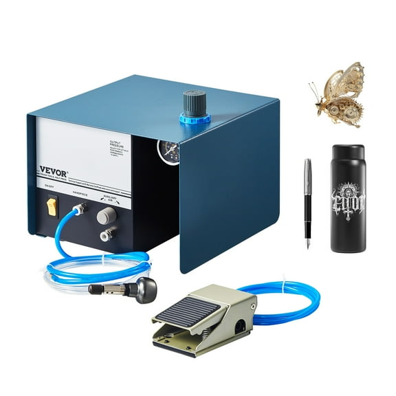 Pneumatic Engraver 28000 RPM 60W Single Ended Pneumatic Engraving Machine