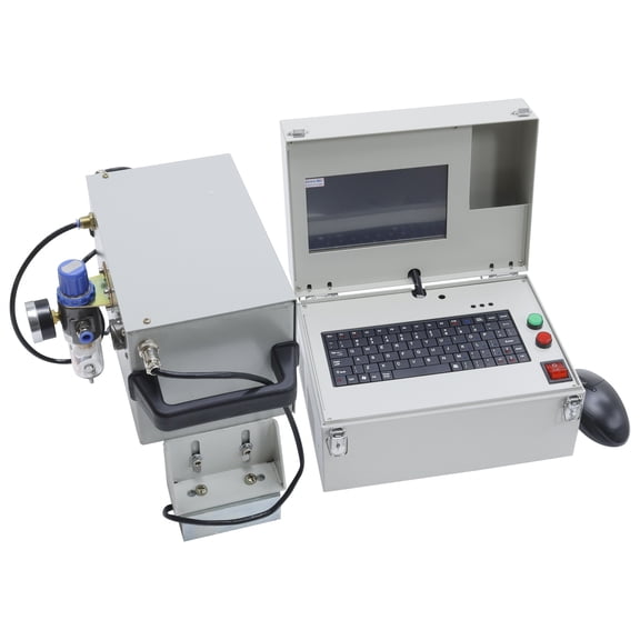 Pneumatic Engraver Metal Marking Engraving Machine 110V Portable Nameplate Metal Marking Machine