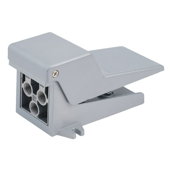 Pneumatic Foot Pedal Valve For Precise Pressure Control 5Way 2Position Foot Valve Pneumatic Foot Switch Aluminum Smile Home