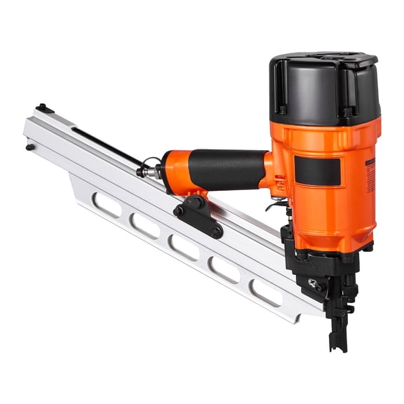 Pneumatic Framing Nailer 2 to 3-1/2 Inch 21 Degree Full Round Head Dual Trigger Modes Tool-Less Depth 80-120 PSI for Flooring Decking