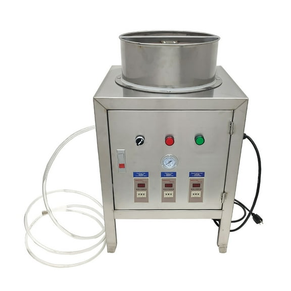 Pneumatic Garlic Peeling Machine Automatic Dry Garlic Peeler Garlic Peel Remover Separator 110V 20-25kg/h 80% Threshing Rate